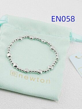 Enewton Platinum Flat Oval Bead Mix Bracelet